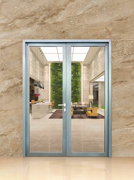 Glass fire doors